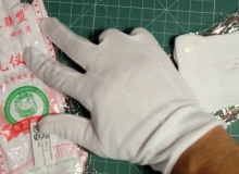 rękawiczki bawełniane do czyszczenia optyki, matrycy aparatu 0,74$ ~ 2,83zł